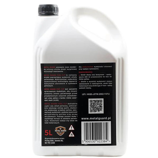 METAL GUARD CLP Fuel 5L Fuel System and Performance Enhancer