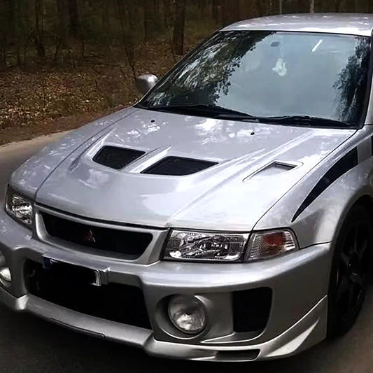 Fibreglass bonnet hood for Mitsubishi Lancer Evo 5 and 6 Ð lightweight, durable, OEM fit